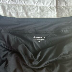 Athleta black swim skirt, xl